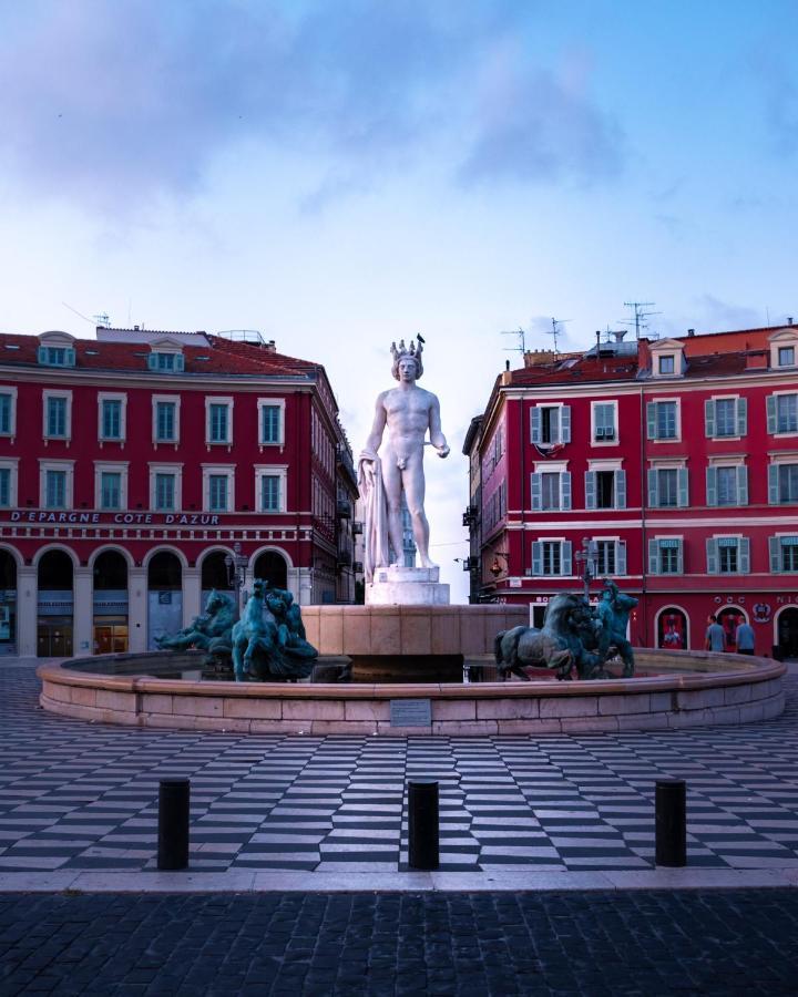 Nice Renting - Pairoliere - Spacious Flat - Old Nice - Massena - Terrace Exterior foto